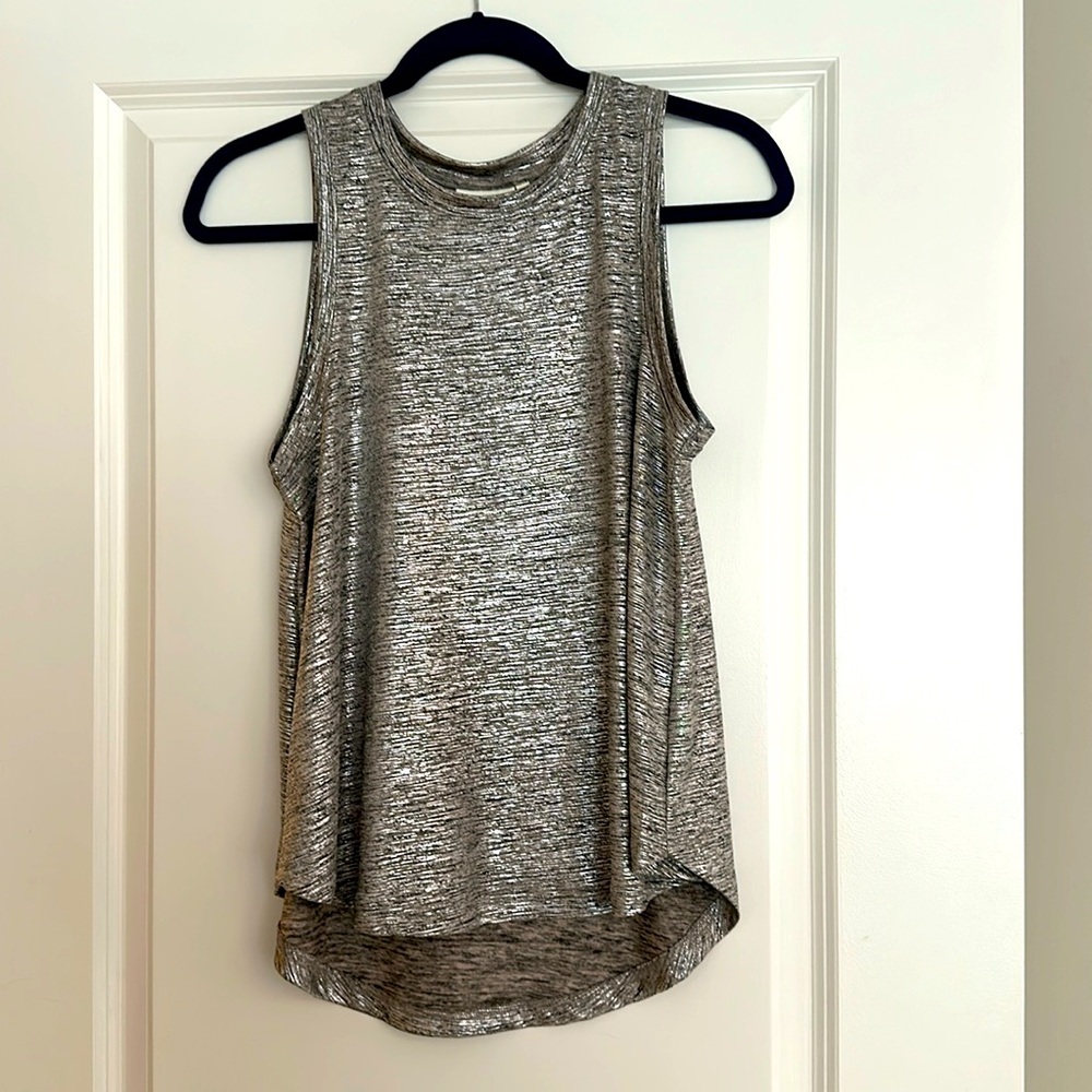 Metallic tank top
